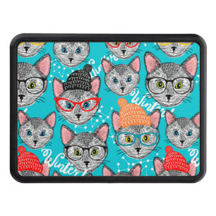 Cat in the hat hitch cover