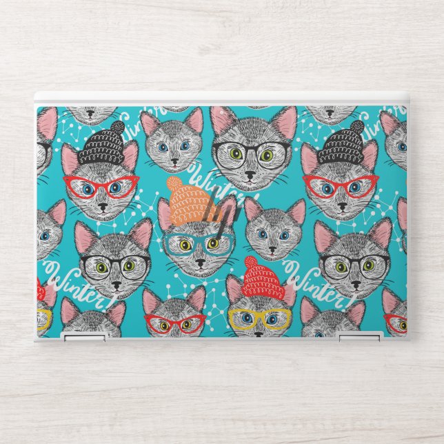 Cat in the hat HP laptop skin (Front)
