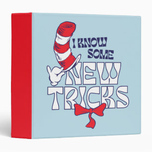 Cat In the Hat   I Know Some New Tricks 3 Ring Binder