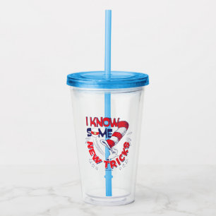 Cat In the Hat I Know Some New Tricks Acrylic Tumbler