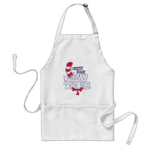 Cat In the Hat I Know Some New Tricks Adult Apron