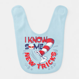 Cat In the Hat I Know Some New Tricks Baby Bib