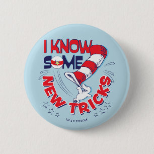 Cat In the Hat I Know Some New Tricks Button