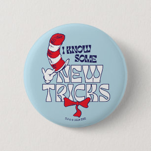 Cat In the Hat I Know Some New Tricks Button