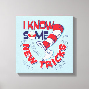 Cat In the Hat I Know Some New Tricks Canvas Print