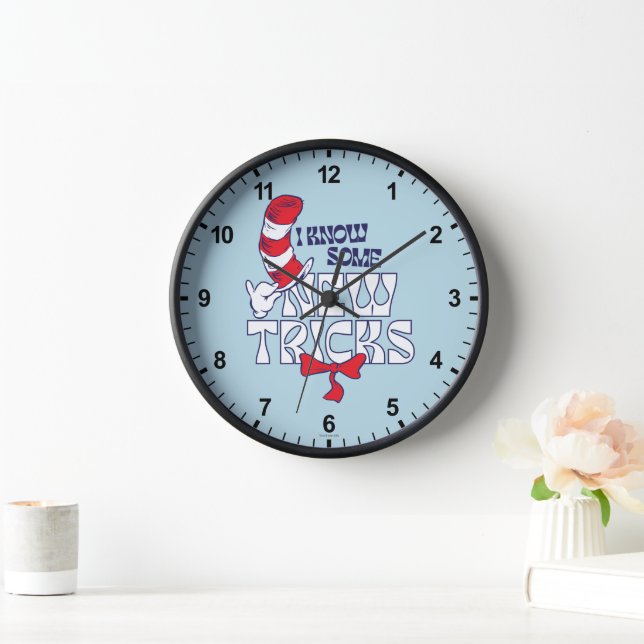 Cat In the Hat | I Know Some New Tricks Clock (Home)