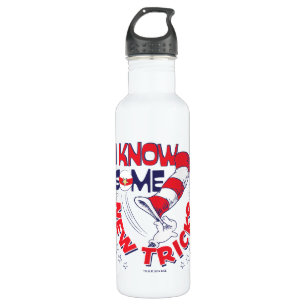 Cat In the Hat I Know Some New Tricks Stainless Steel Water Bottle