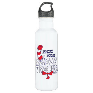 Cat In the Hat I Know Some New Tricks Stainless Steel Water Bottle