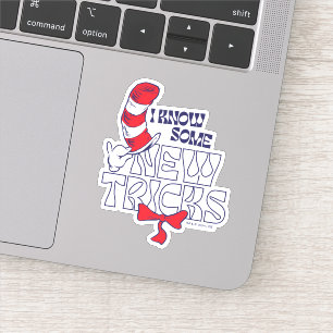 Cat In the Hat I Know Some New Tricks Sticker