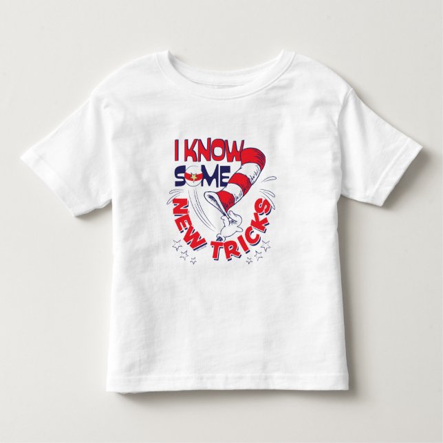 Cat In the Hat I Know Some New Tricks Toddler T-shirt (Front)