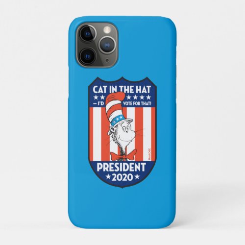 Cat in the Hat  Id Vote for That iPhone 11 Pro Case