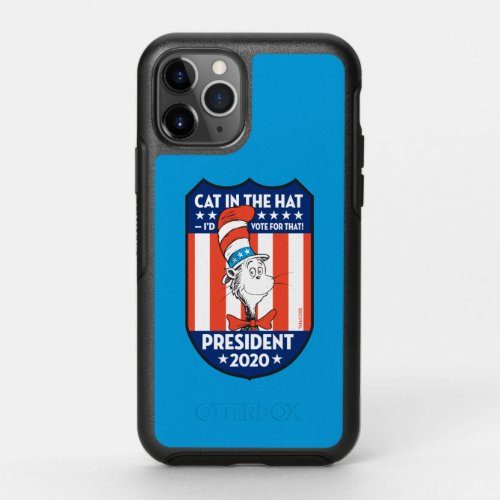 Cat in the Hat  Id Vote for That OtterBox Symmetry iPhone 11 Pro Case