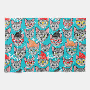 Cat in the hat kitchen towel