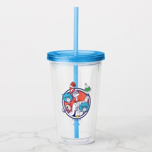 Cat in the Hat  Lab Tech One Lab Tech Two Acrylic Tumbler