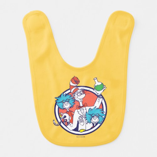 Cat in the Hat  Lab Tech One Lab Tech Two Baby Bib