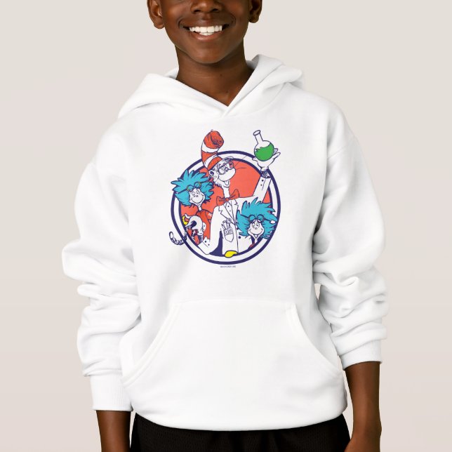 Cat in the Hat & Lab Tech One Lab Tech Two Hoodie (Front)