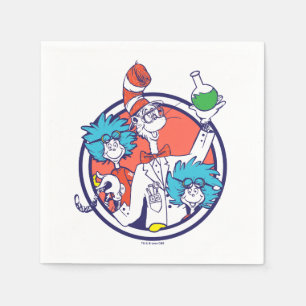 Cat in the Hat & Lab Tech One Lab Tech Two Napkins