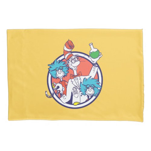 Cat in the Hat  Lab Tech One Lab Tech Two Pillow Case