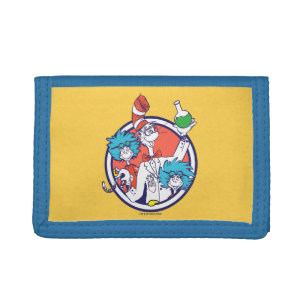 Cat in the Hat & Lab Tech One Lab Tech Two Trifold Wallet