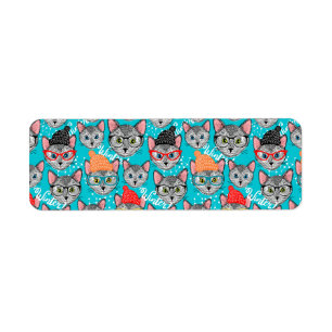 Cat in the hat label