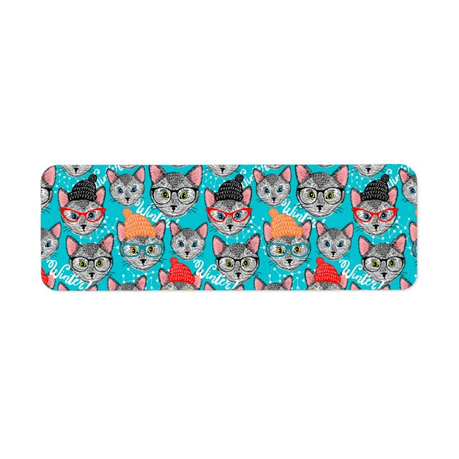 Cat in the hat label (Front)