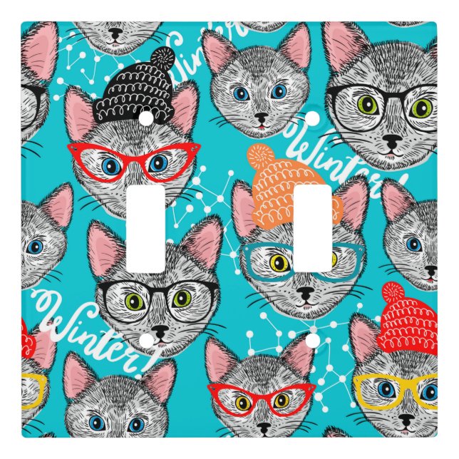 Cat in the hat light switch cover (Front)