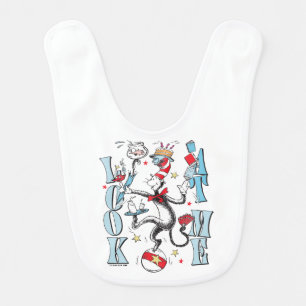 Cat In the Hat Look At Me Baby Bib