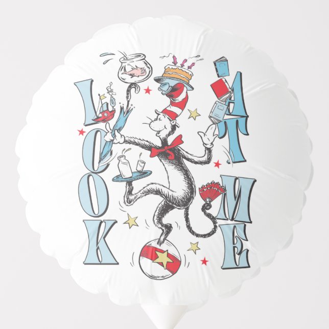 Cat In the Hat | Look At Me Balloon (Front)