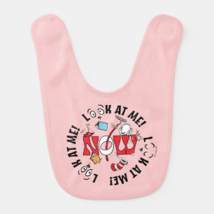 Cat In the Hat Look At Me! Look At Me! Baby Bib