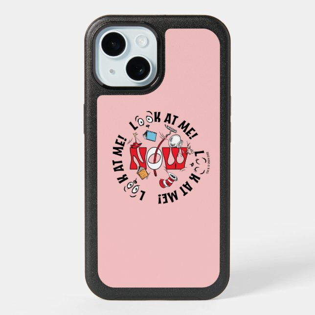 Cat In the Hat | Look At Me! Look At Me! iPhone 15 Case (Back)