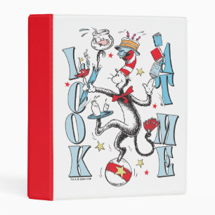 Cat In the Hat Look At Me Mini Binder