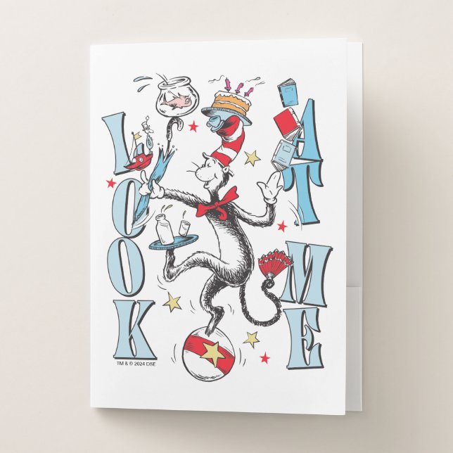 Cat In the Hat | Look At Me Pocket Folder (Front)