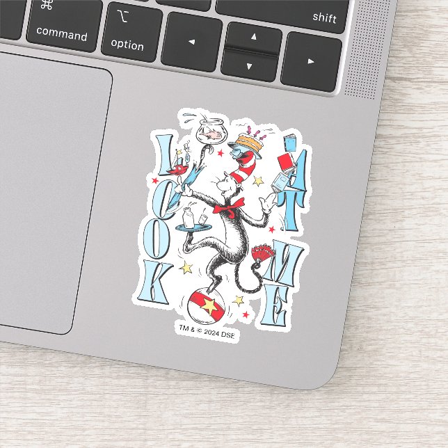 Cat In the Hat | Look At Me Sticker (Detail)