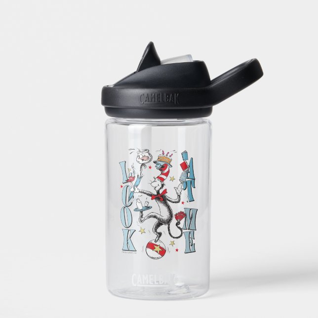 Cat In the Hat | Look At Me Water Bottle (Left)