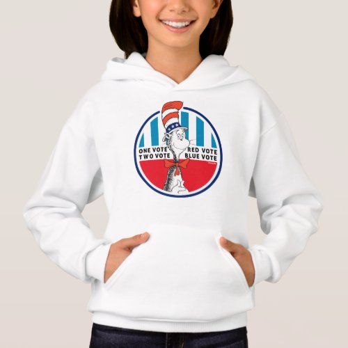 Cat in the Hat  One Vote Two Vote Hoodie