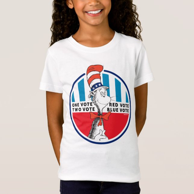 Cat in the Hat | One Vote, Two Vote T-Shirt (Front)