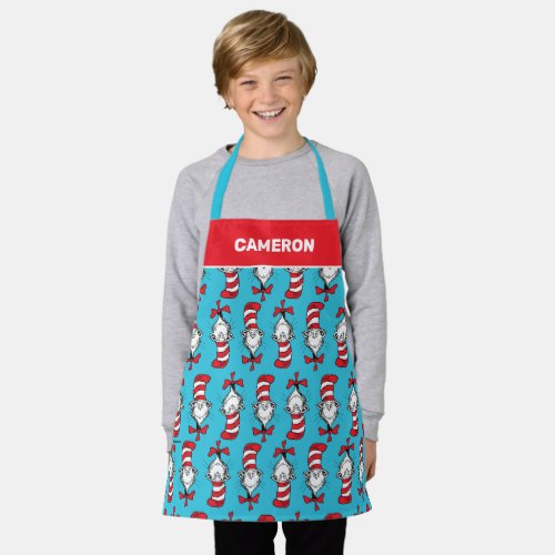 Cat In The Hat Pattern Apron