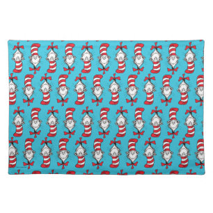 Cat In The Hat Pattern Cloth Placemat