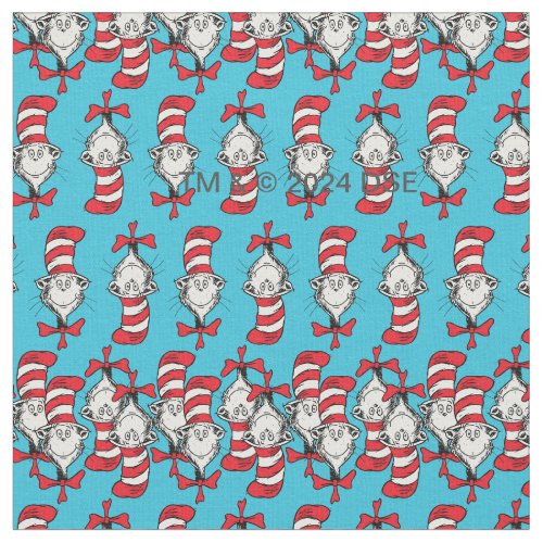 Cat In The Hat Pattern Fabric