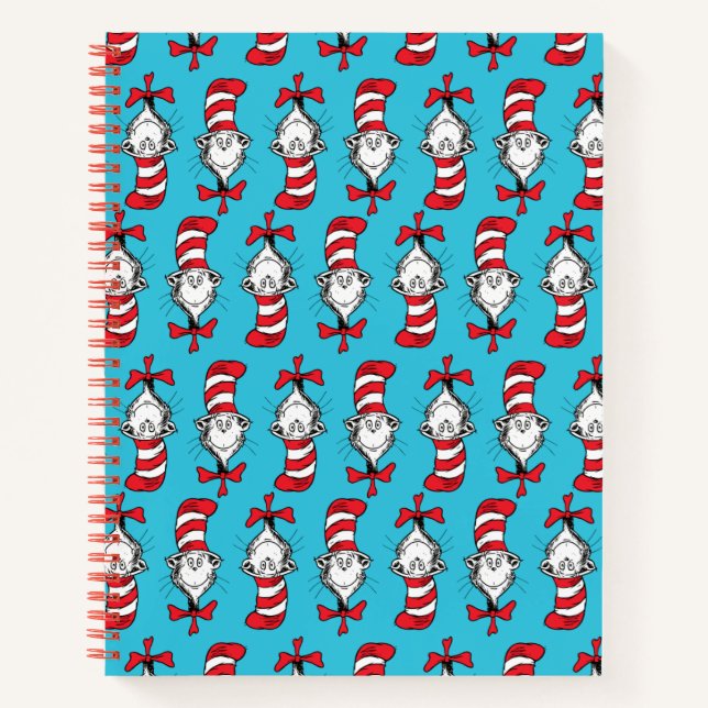 Cat In The Hat Pattern Notebook (Front)