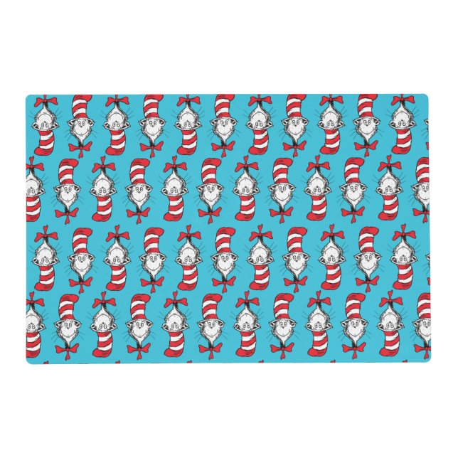 Cat In The Hat Pattern Placemat (Front)