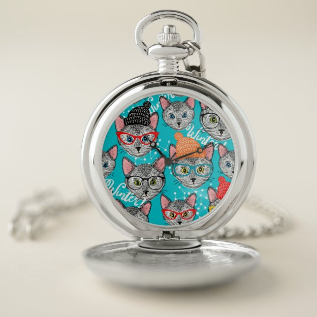 Cat in the hat  pocket watch (Inside)