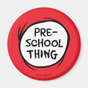 Cat in the Hat Preschool Thing Magnet