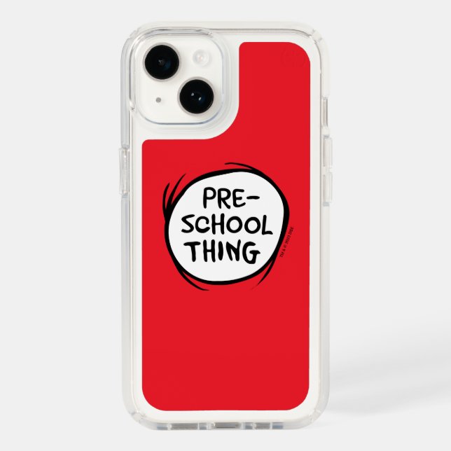 Cat in the Hat | Preschool Thing Speck iPhone Case (Front)