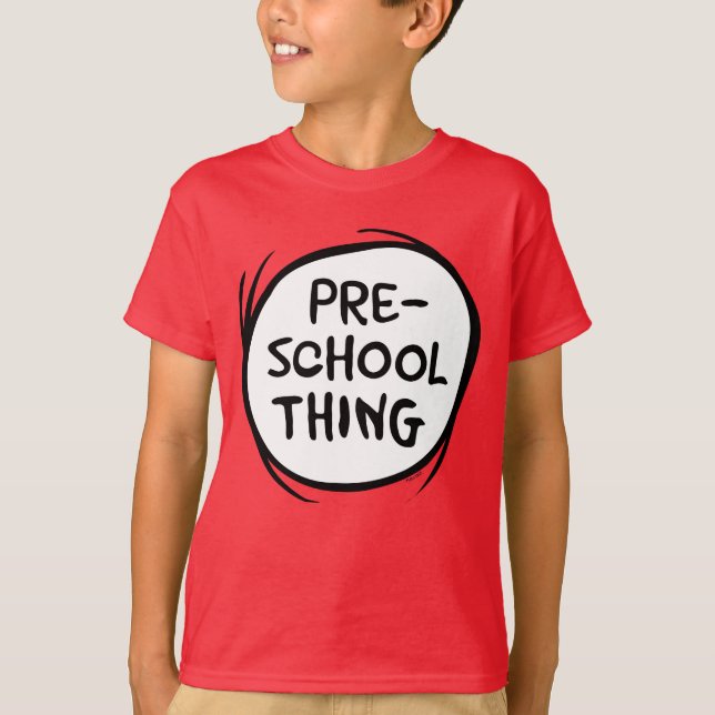 Cat in the Hat | Preschool Thing T-Shirt (Front)