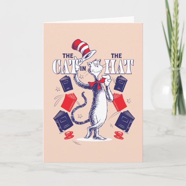 Cat In the Hat | Reading Books Card (Front)