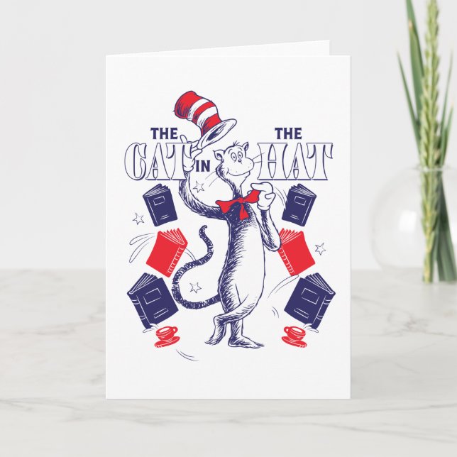 Cat In the Hat | Reading Books Card (Front)