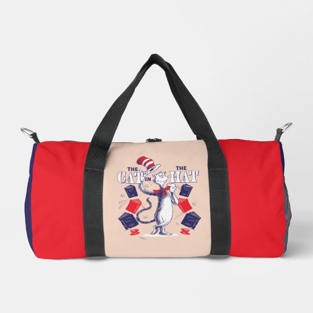 Cat In the Hat | Reading Books Duffle Bag (Front)