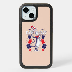 Cat In the Hat Reading Books iPhone 15 Case