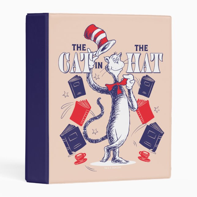 Cat In the Hat | Reading Books Mini Binder (Front/Spine)
